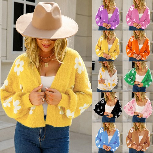 Women fluffy fur - women's, knitted