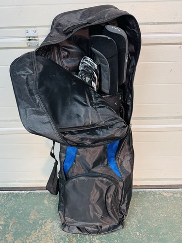 Blue black golf - travel, bag