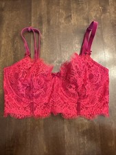 Victorias Secret VS Bra 32DD Corset Sexy Lace Dream Angels Push Up No Padding ❤️