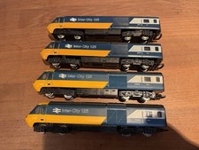 Hornby OO Gauge - Intercity 125 2 x Power cars, 2 x Dummy cars - Original livery