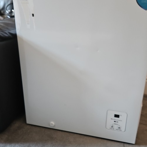 White chest freezer - chest, front