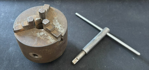 Used 80mm jaw lathe - 3,