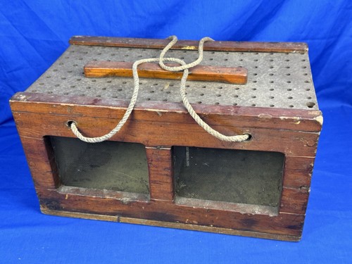 Vintage pigeon carrier - vintage,
