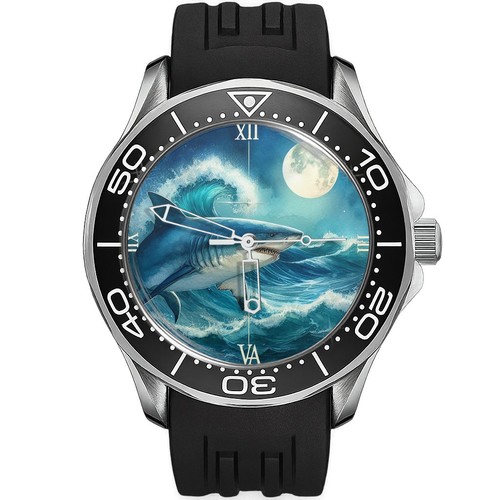 Shark deep blue ocean - shark,