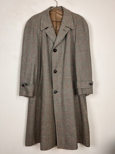 Vintage 50s mens coat - vintage, overcoat