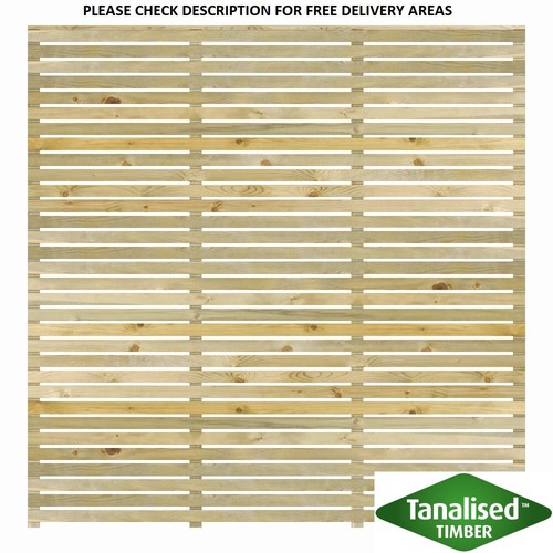 Fence panels slatted - fence,