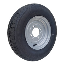 145 80 R10 TRAILER WHEELS AND TYRES, 115MM PCD, 85MM CENTRE, DAXARA ERDE STYLE