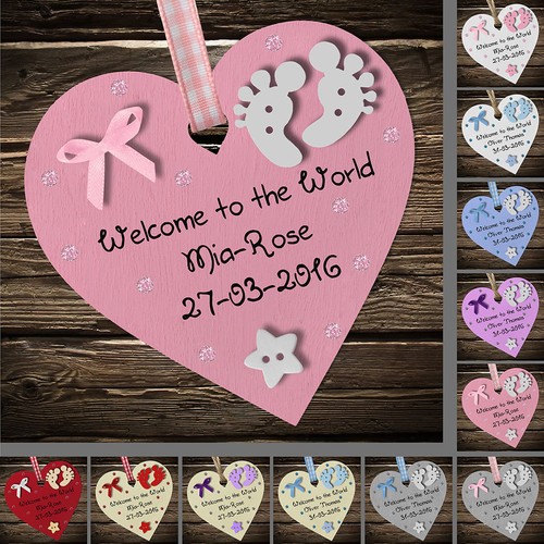 Personalised new baby girl - new, boy