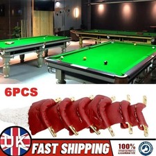 6pcs Leather Billiard Pool