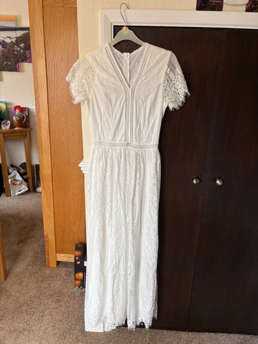 White maxi necked - white,