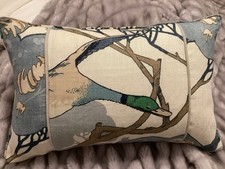 Mulberry Flying Ducks Linen Cushion Cover