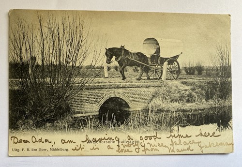 Vintage dutch postcard - dutch,