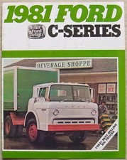 FORD C Series Trucks USA Commercial Sales Brochure Aug 1980 Ref FDT-8118 8/80