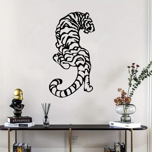 Tiger metal wall art - metal,
