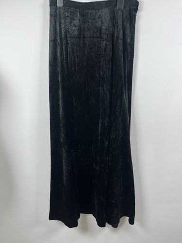 Black velvet maxi - velvet, lined