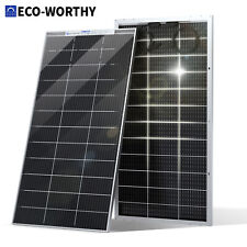 ECO-WORTHY Bifacial 200W 195W 12V Mono Solar Panel for Home Campervan Caravan RV