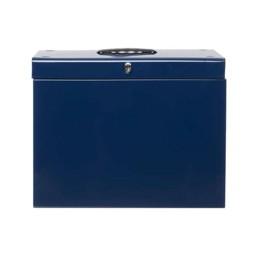 File filing box blue - filing, metal