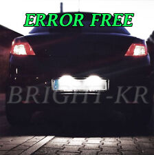 For Vauxhall ASTRA H CORSA D BRIGHT WHITE LED Number Plate Lights Bulbs -CANBUS