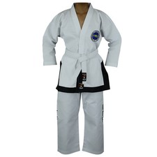 Playwell ITF Students Black Belt Uniform Martial Arts Gi Suits Taekwondo TKD