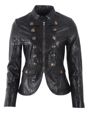 Ladies Military Studded Jacket