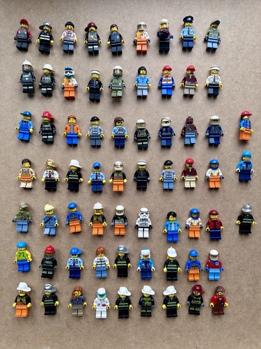 60x lego minifigures bundle - 60x,