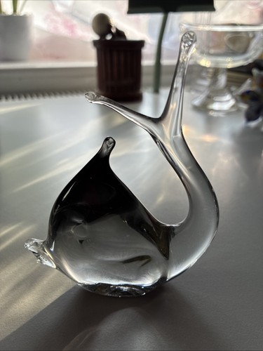 Vintage murano smoky black - smoky,