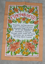 Vintage Irish Linen Friendship