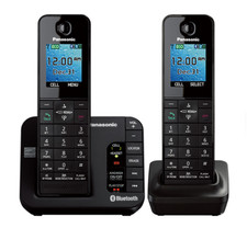 Panasonic KX-TGH260E Twin Phone with Answer Machine & Link2Mobile Bluetooth