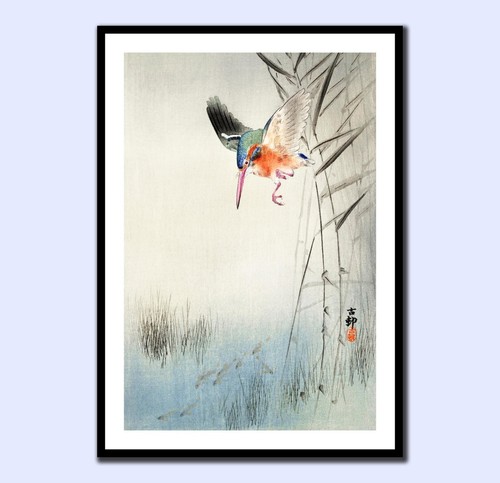 Ohara koson kingfisher hunting - ohara,