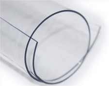 1.5mm Thick PVC Clear UV Cold Crack RESISTANT Window Sheeting Boat Plastic Glass