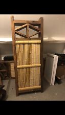 Wooden Partition Folding Privacy Room Divider Screen Wall Woven Bamboo Panels