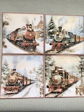 4 x  Christmas Train / Steam