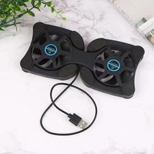 USB Mini Laptop Fan Stand Foldable Cooling Pad Radiator Cooler PC Accessories