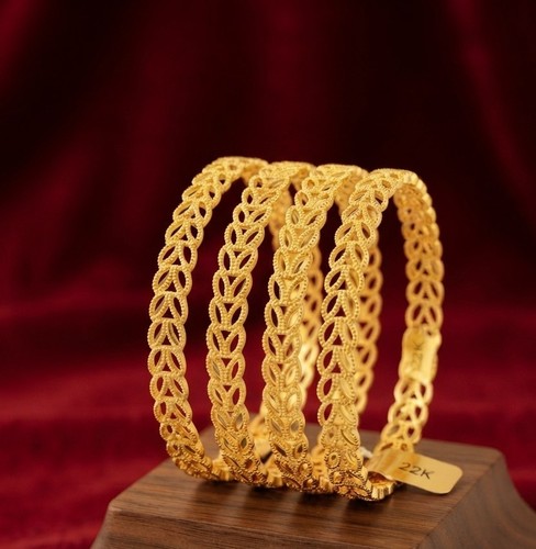 Ethnic bangles 22k - 22k, gold