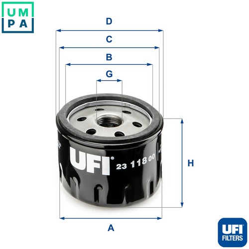 Oil filter 118 for - filter,