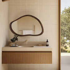 Rustic 35"x24" Dark Walnut