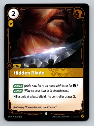 Hidden blade 213 298 - 213/298, common