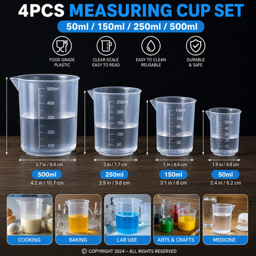 500ml set small measuring - 4,