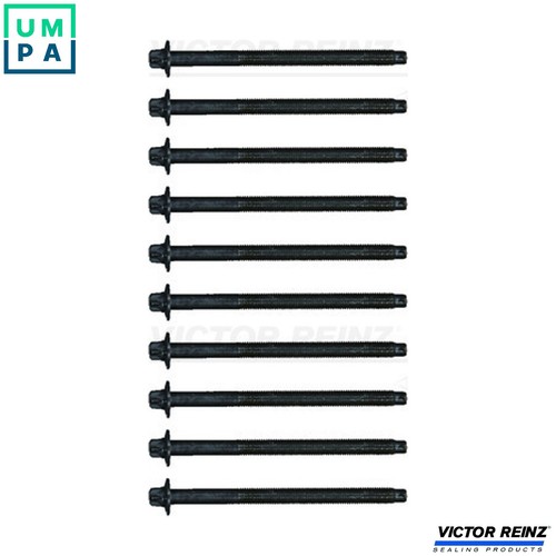 Cylinder head bolt set - head,