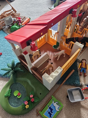 Playmobil horse stable playset - stable,