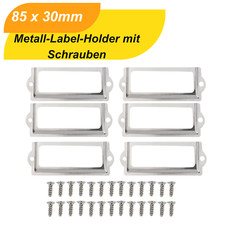 Metal Label Holder File Name