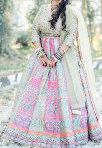 Indian dress multicoloured - indian,