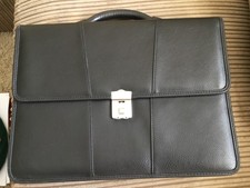 Pristine condition document hand held bag, lockable