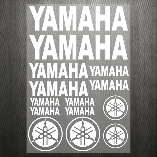 Reflective yamaha sticker - yamaha,