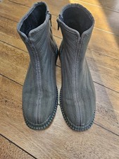 Camper Boots Green Ribbed Upper. Size 40/7 Worn Twice But  Excellent Condition