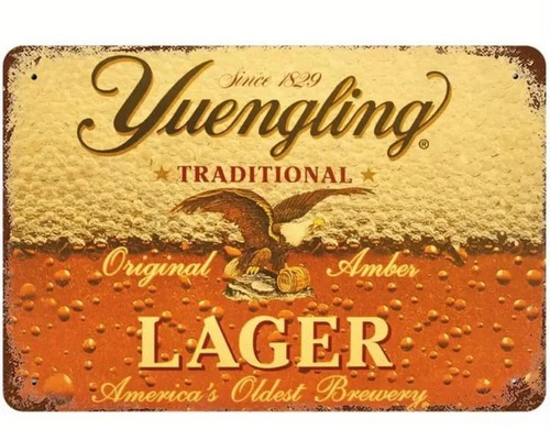 Vintage yuengling beer tin - vintage,
