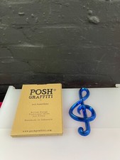 POSH GRAFFITI Decorative Blue