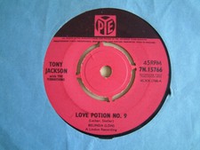 TONY JACKSON & THE VIBRATIONS / LOVE POTION NO.9 / FORTUNE TELLER / VG+-EX / MOD
