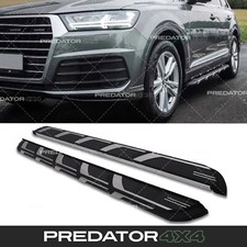 ALUMINIUM RUNNING BOARD SIDE STEPS FOOT RAILS SILLS FOR AUDI Q5 S-LINE 2018+