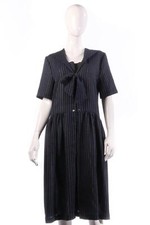 Joyce Ridings Navy pin striped